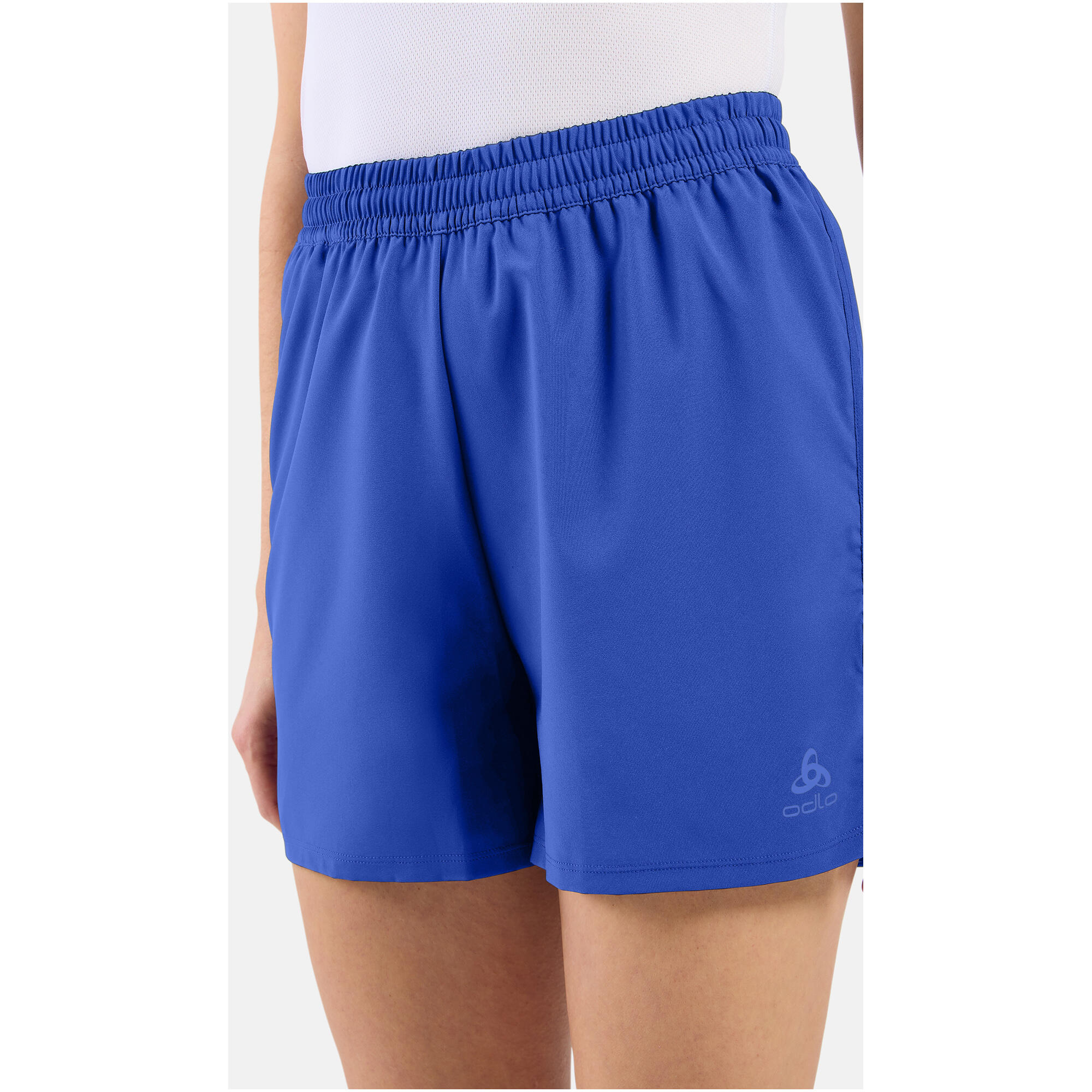 Spodenki damskie ODLO Short ESSENTIAL 4 INCH niebieskie 4/6