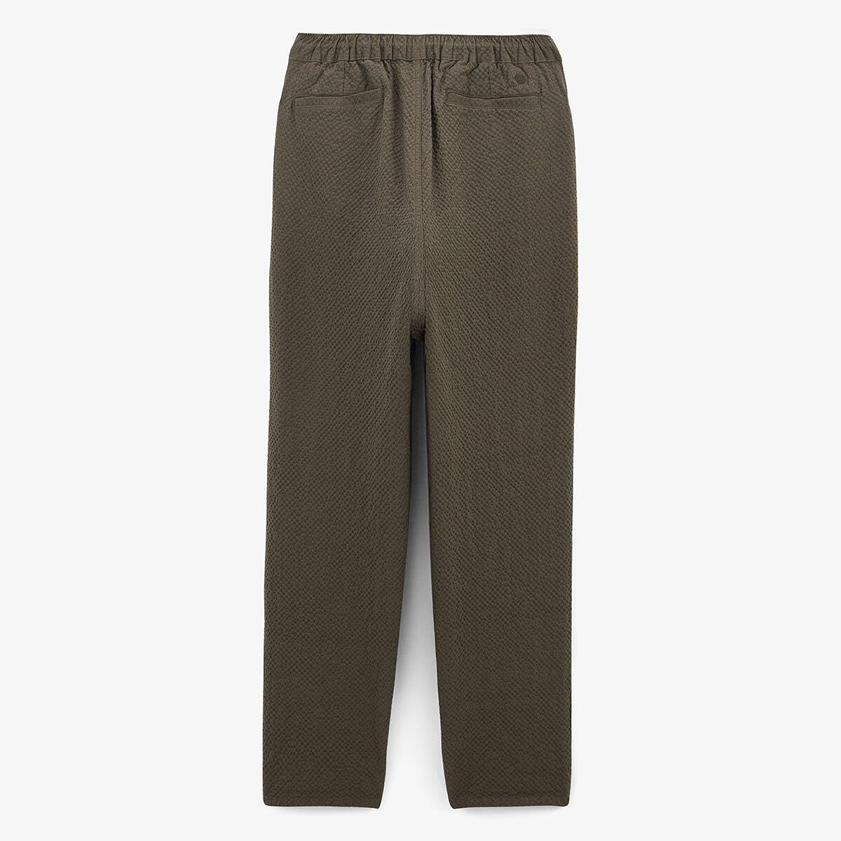 Pantalones 558 de algodón seersucker con cintura elástica marrón arcilla 2/4