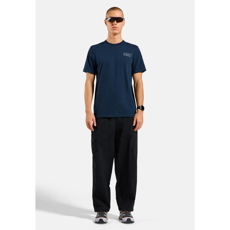 Koszulka z krótkim rękawem męska ODLO T-shirt crew neck s/s COTTON BLEND