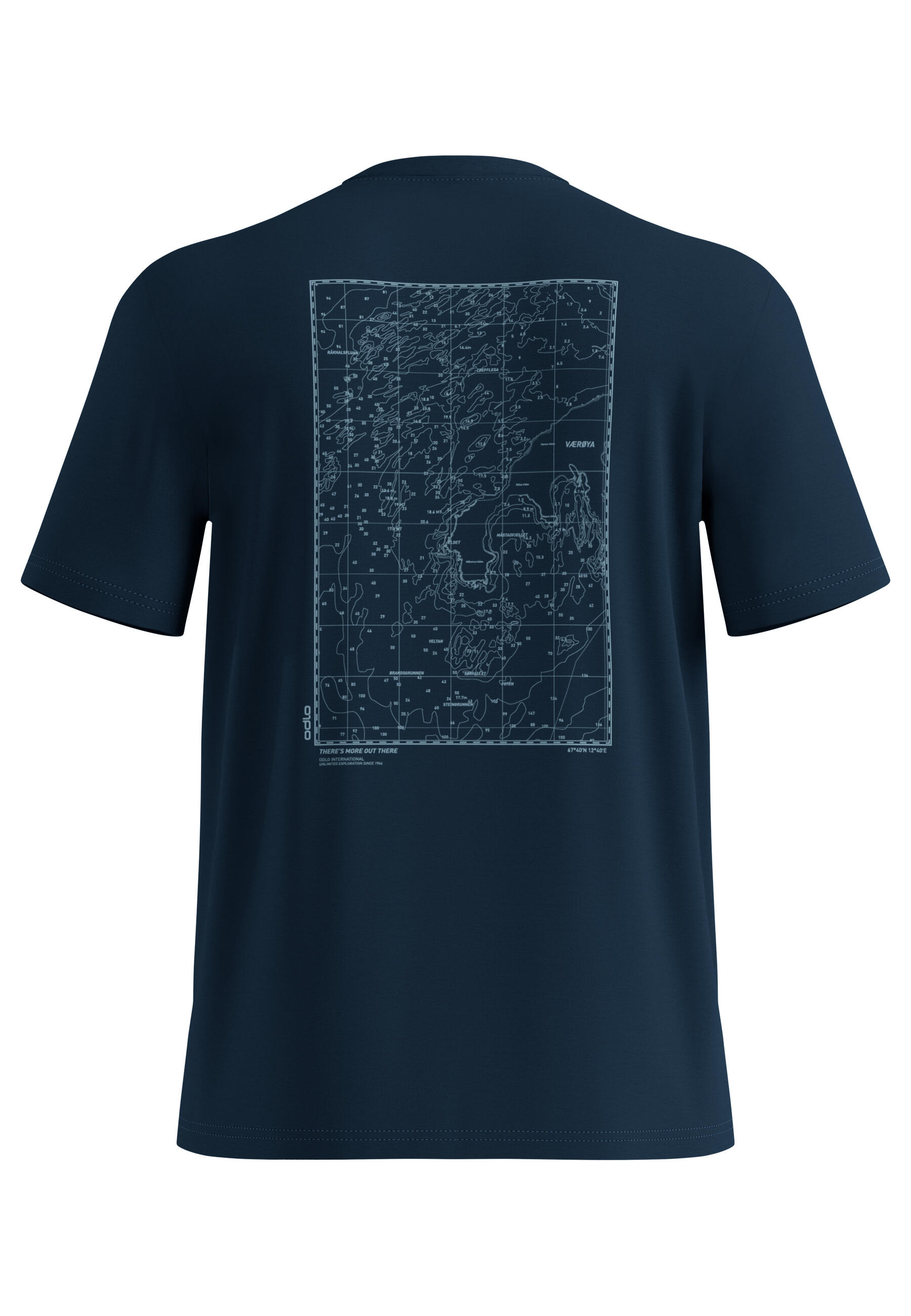 Koszulka z krótkim rękawem męska ODLO T-shirt crew neck s/s COTTON BLEND 7/7