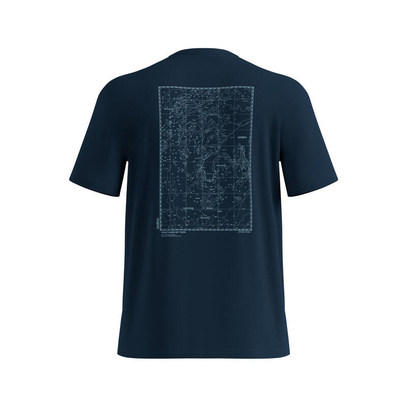 Koszulka z krótkim rękawem męska ODLO T-shirt crew neck s/s COTTON BLEND