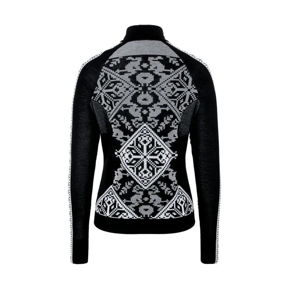 Maglia termica da donna con zip a metà Kari Traa Saga 3/4