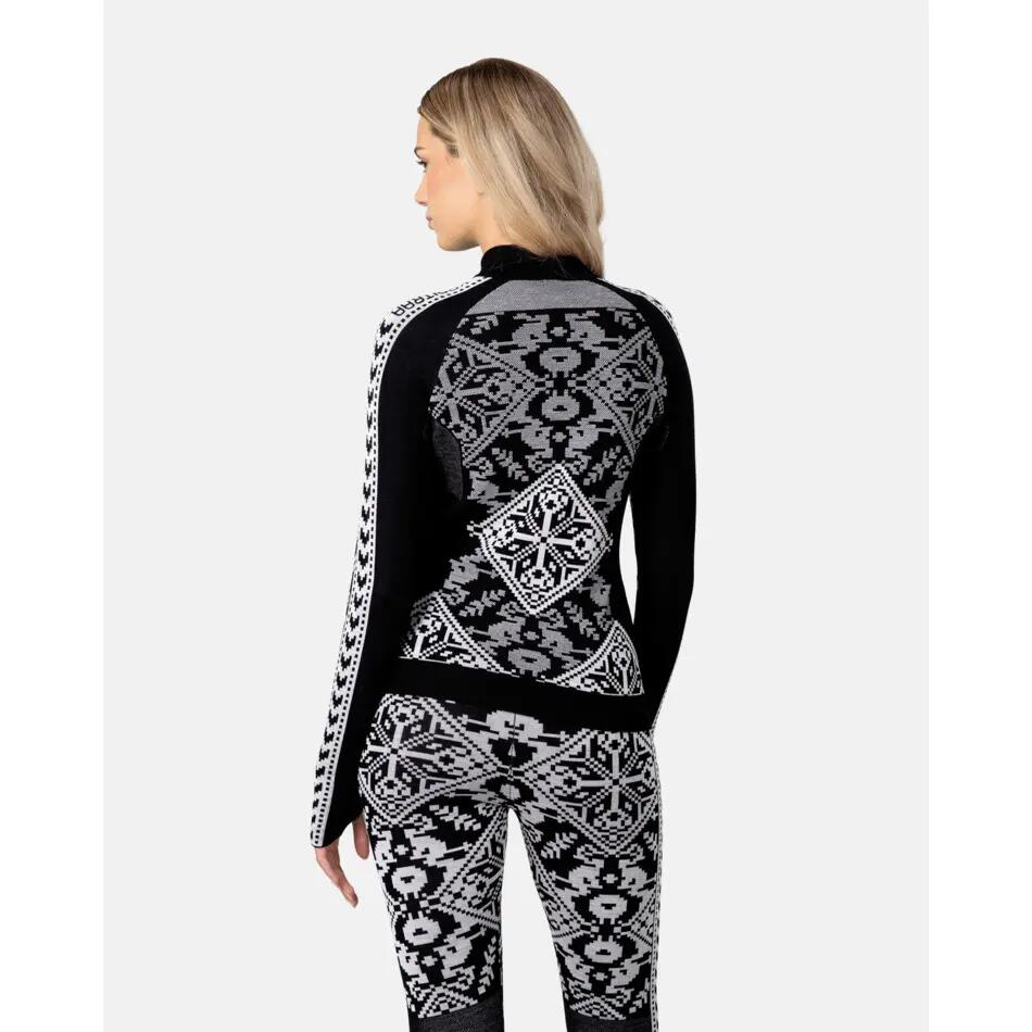 Maglia termica da donna con zip a metà Kari Traa Saga 4/4