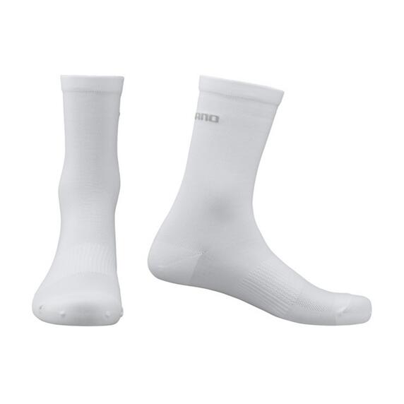 Chaussettes de cyclisme Shimano Performance - Blanches - Lot de 3 - M/L (41-44) 2/4
