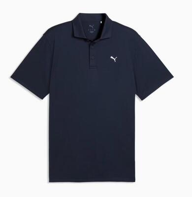 Polo da golf da uomo Puma Pure 3.0 LC blu navy