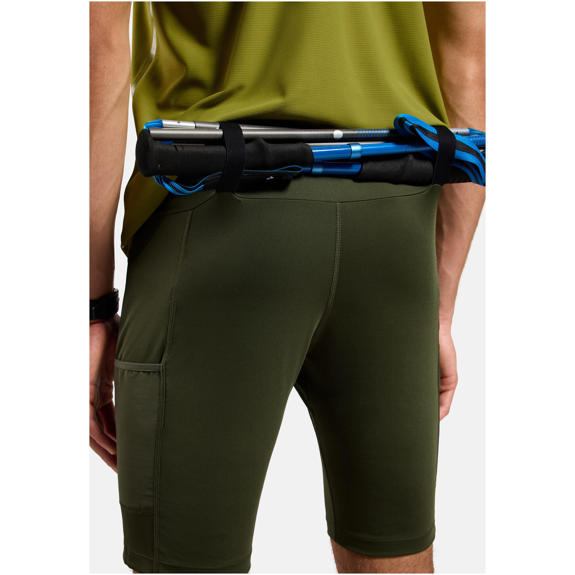 Spodenki  męskie ODLO Tights short X-ALP TRAIL CARGO zielone 5/7