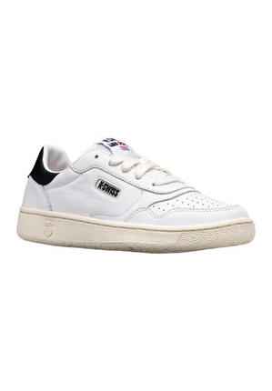 K-Swiss Herren Sneaker Slammcourt LTH Leder 07752-102-M Weiß Schwarz
