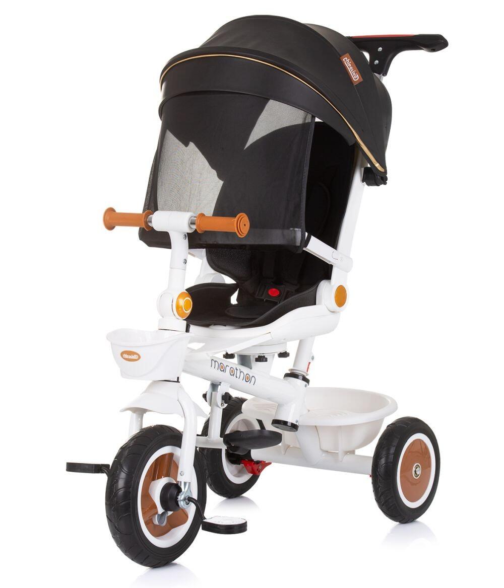 Infantil Paseo Triciclo evolutivo 2 en 1 empuje y pedales MARATHON Black/white 2/5