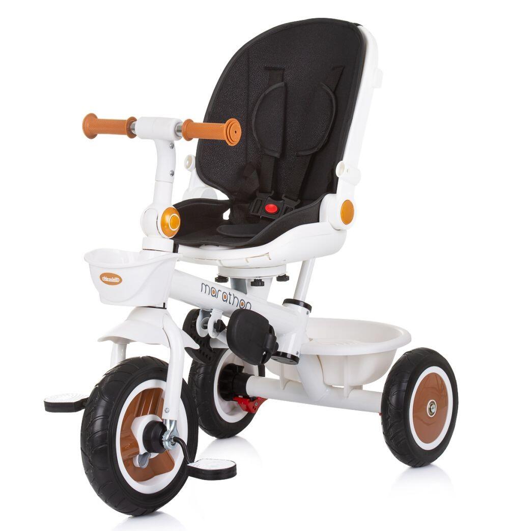 Infantil Paseo Triciclo evolutivo 2 en 1 empuje y pedales MARATHON Black/white 5/5