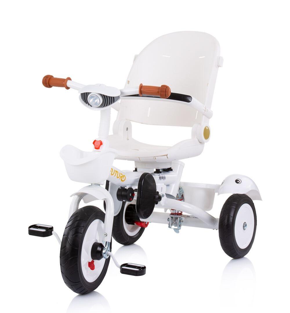 Infantil Paseo Triciclo capota giratorio reclinable FUTURO Cow 4/5