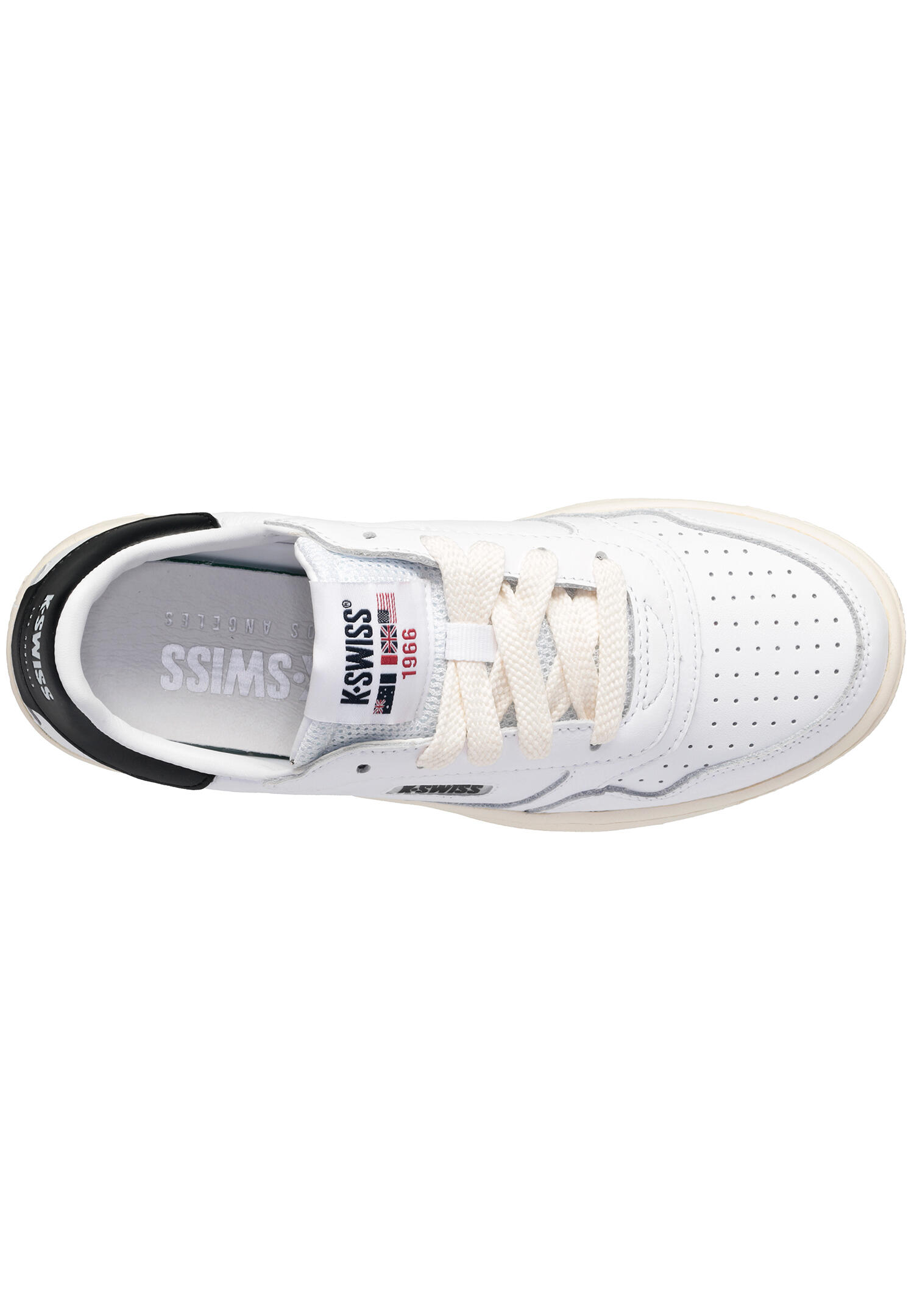 K-Swiss Herren Sneaker Slammcourt LTH Leder 07752-102-M Weiß Schwarz 6/6