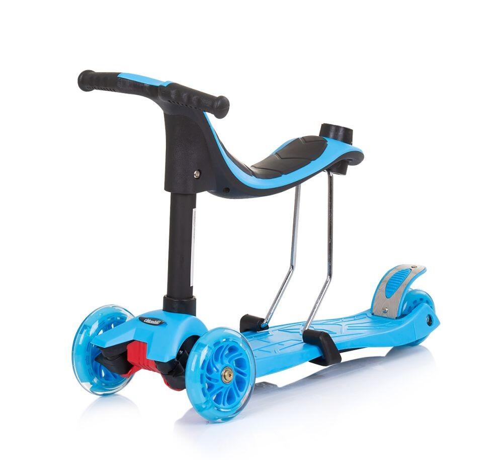 Infantil Paseo Patinete evolutivo 3 en 1 empuje MULTI PLUS LED Blue 3/5