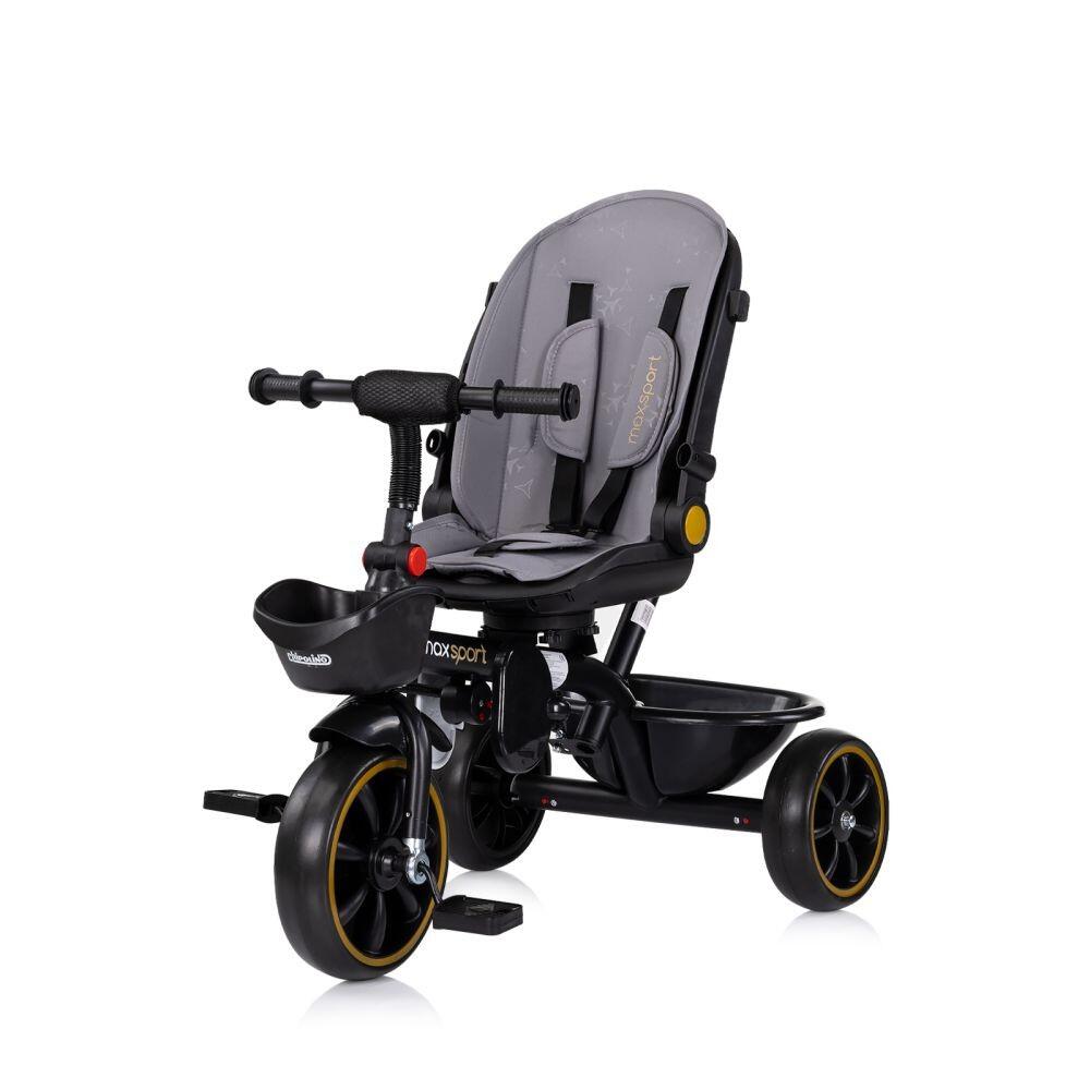 Infantil Paseo Triciclo evolutivo 2 en 1 empuje pedales MAX SPORT anthracite 5/5