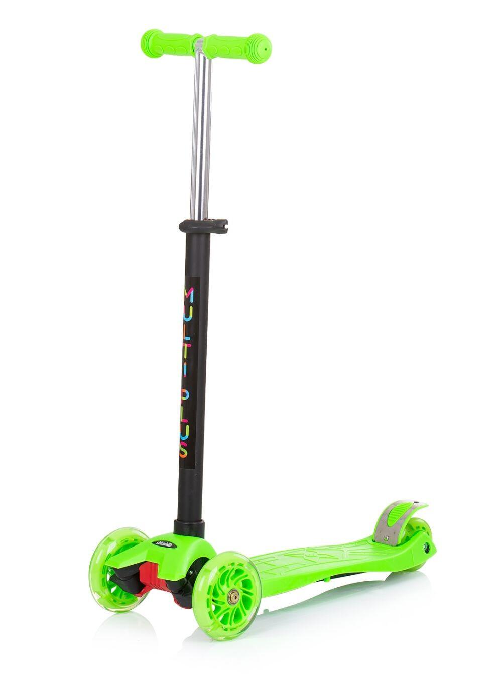 Infantil Paseo Patinete evolutivo 3 en 1 empuje MULTI PLUS LED Green 4/5