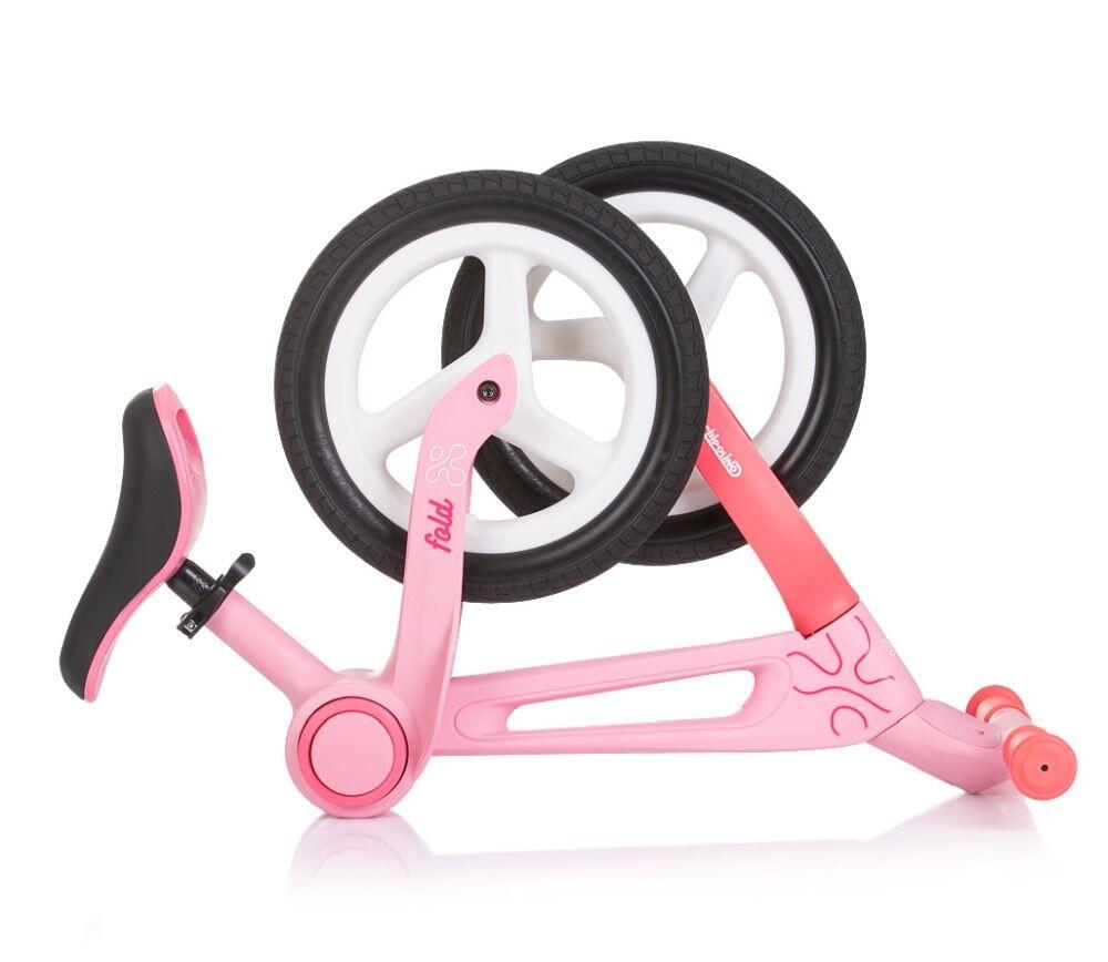 Infantil Paseo Bicicleta equilibrio plegable ajustable FOLD X Pink 5/5