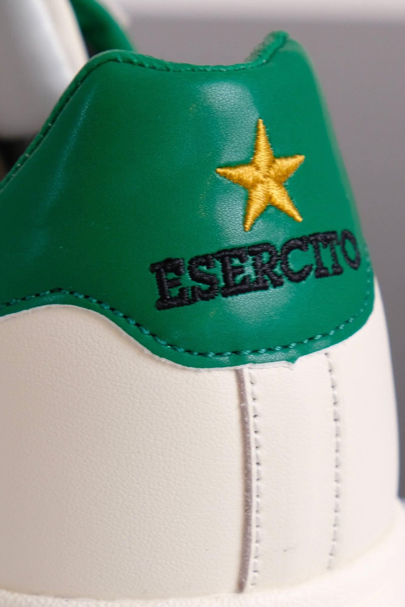 Sneakers bianche Folgore uomo in pelle 2/4