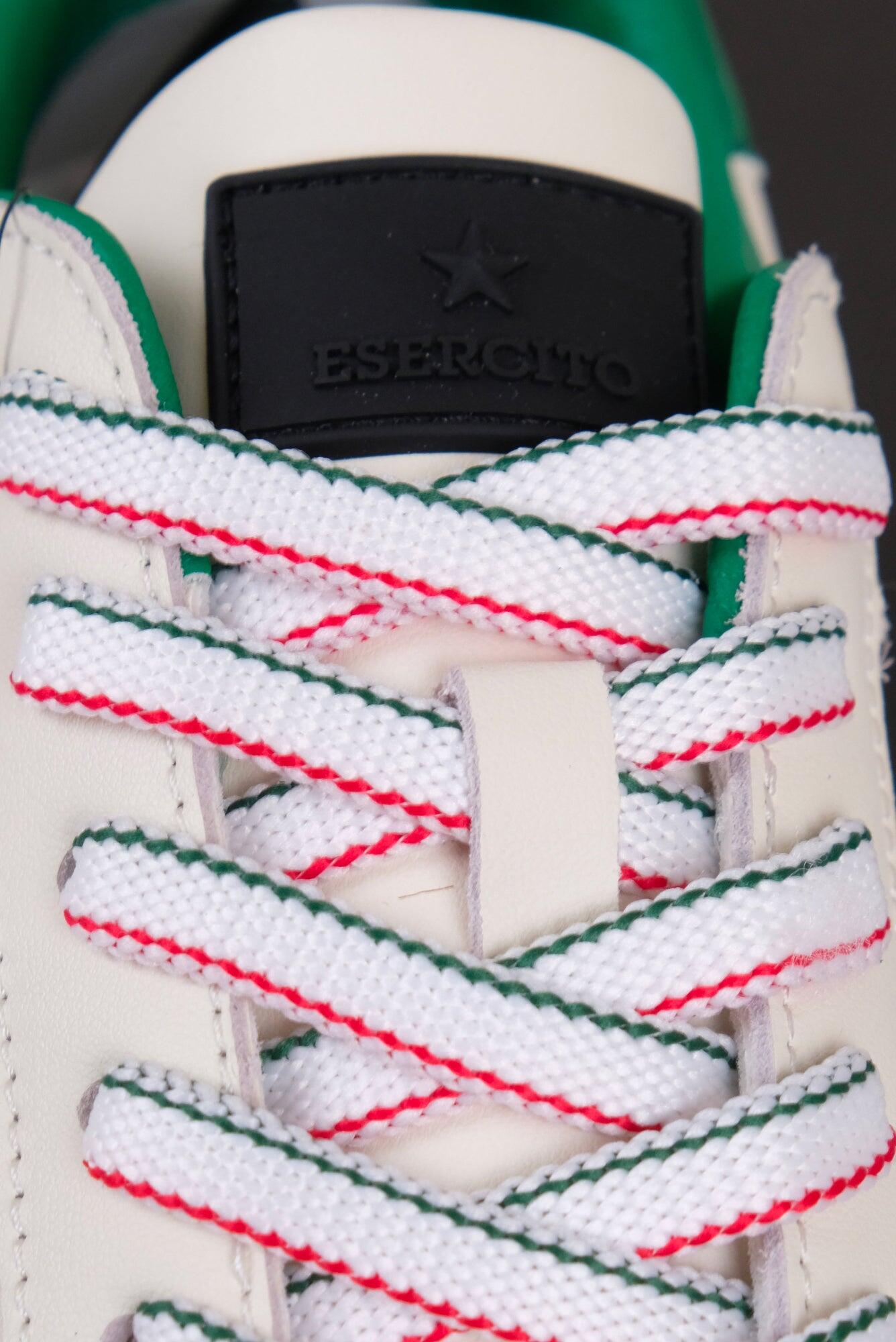 Sneakers bianche Folgore uomo in pelle 4/4