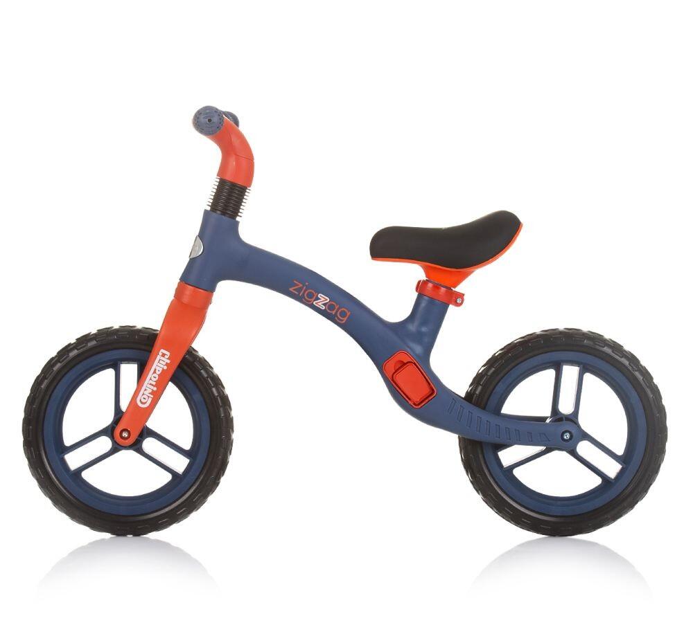 Infantil Paseo Bicicleta equilibrio sin pedales ligera ZIG ZAG Blue/red 3/5