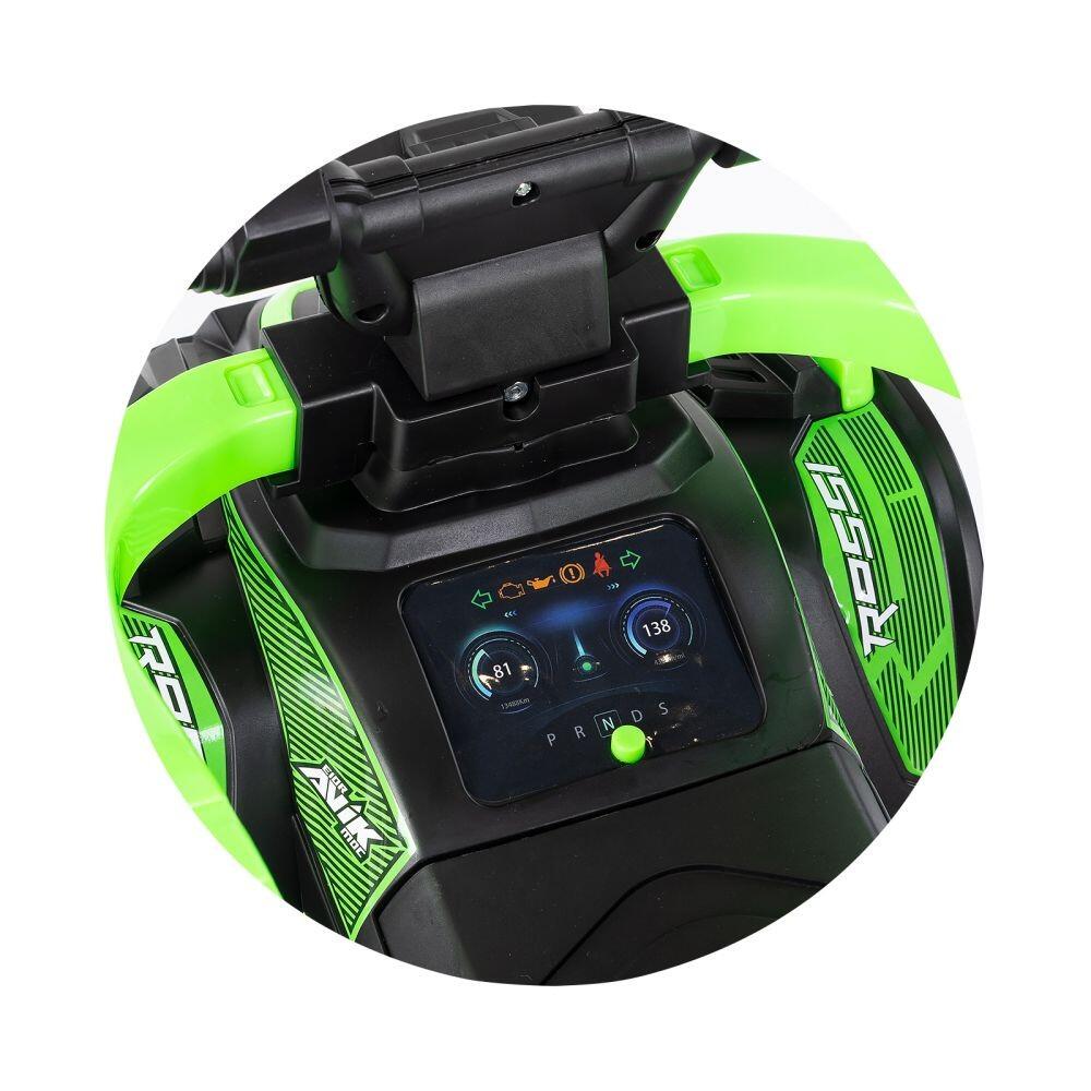 Infantil Paseo Correpasillos ATV 2 en 1 empuje parental luces Green 5/5