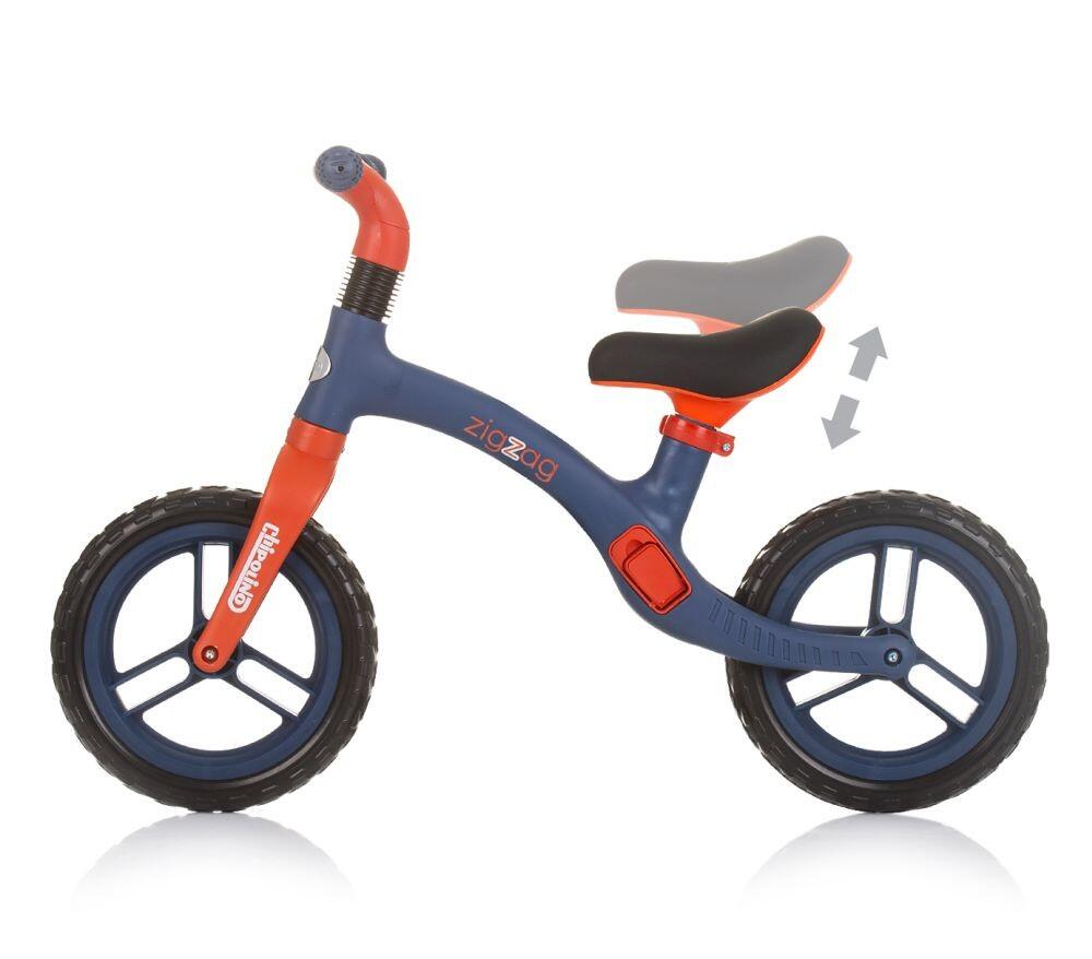 Infantil Paseo Bicicleta equilibrio sin pedales ligera ZIG ZAG Blue/red 4/5