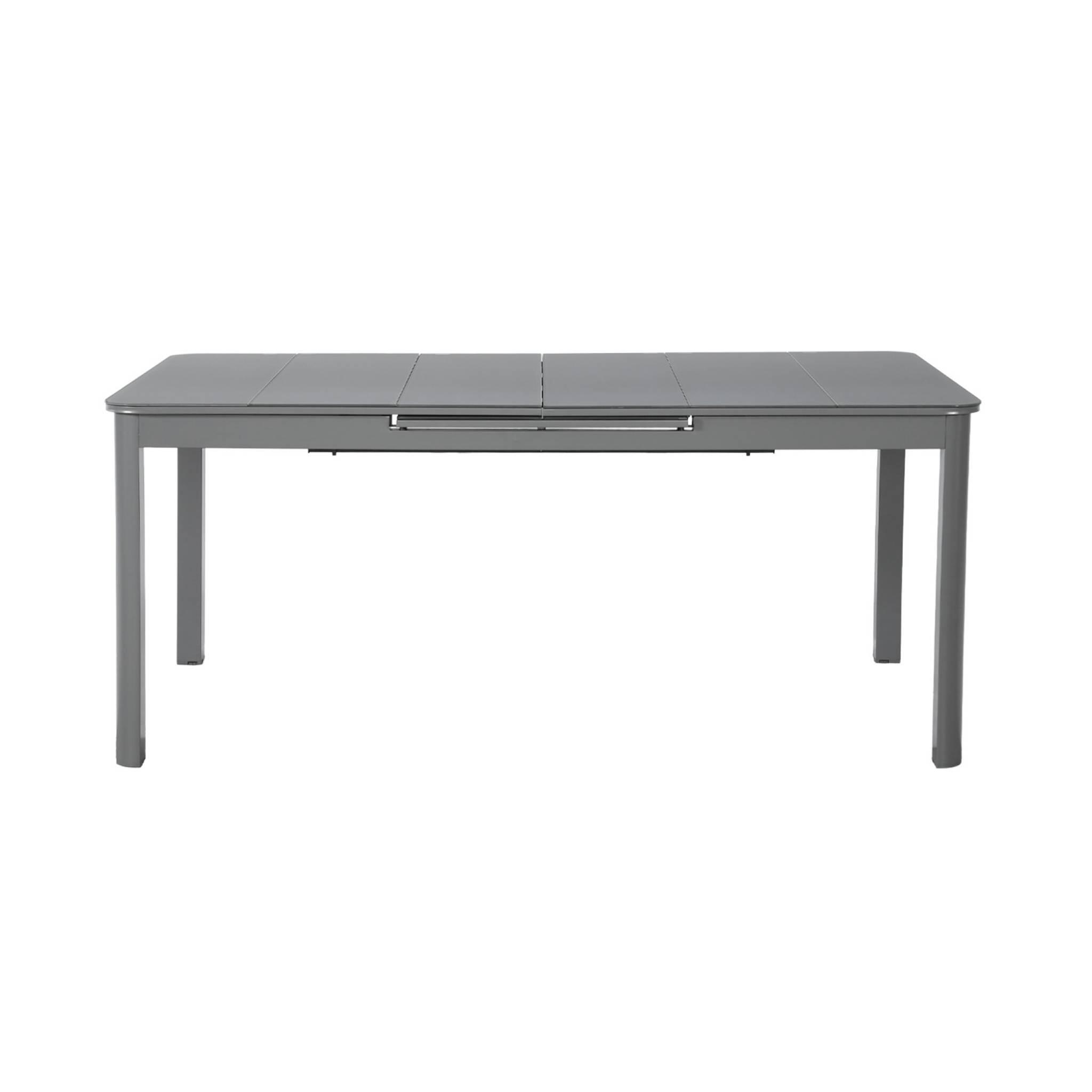 Mesa de jardim extensível em alumínio, 8 lugares, Antracite 2/5