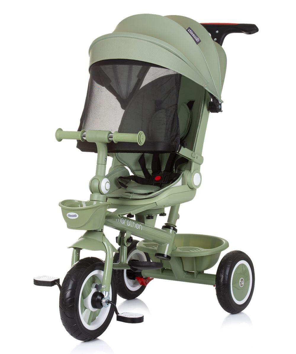 Infantil Paseo Triciclo evolutivo 2 en 1 empuje y pedales MARATHON Pastel green 2/5