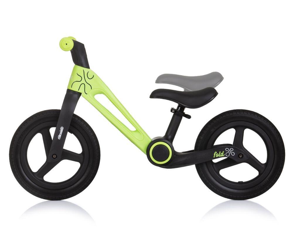 Infantil Paseo Bicicleta equilibrio plegable ajustable FOLD X Green 4/5