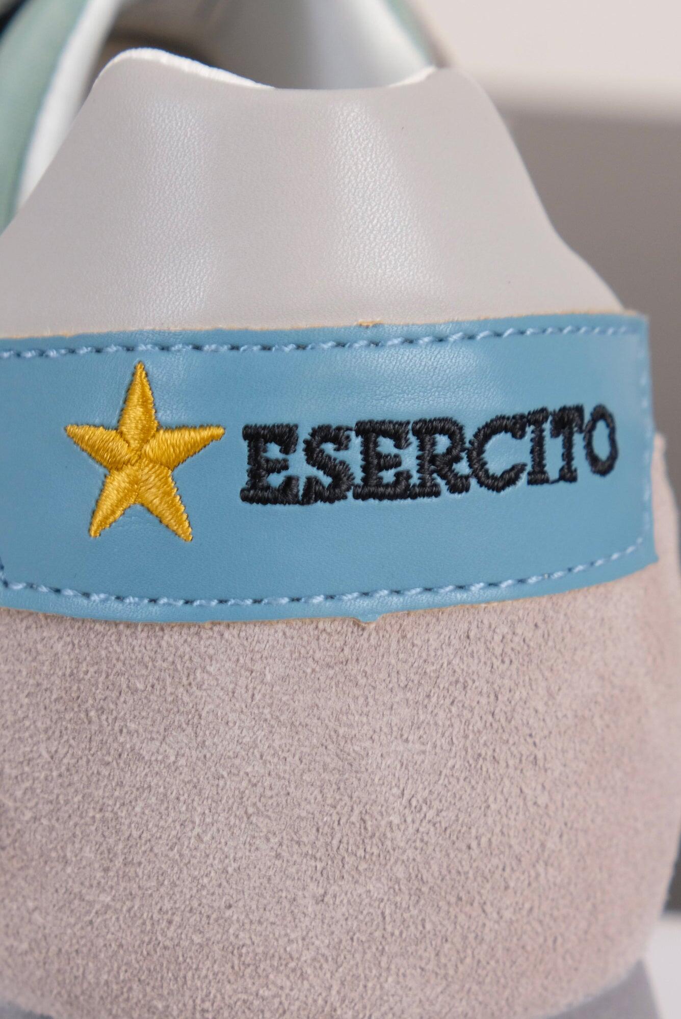 Sneakers Alpini uomo in camoscio e nylon 3/4