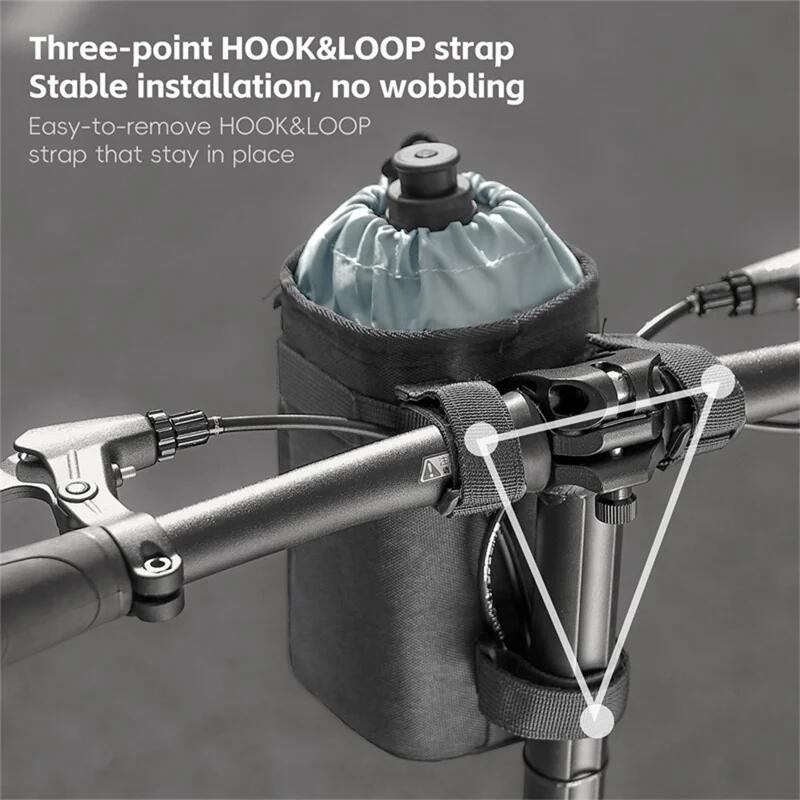Sacoche à eau pour vélo avec poche isolée avant 5/5