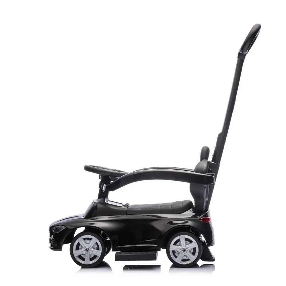 Infantil Paseo Correpasillos Mercedes Benz Clase C 2 en 1 empuje Black 3/5