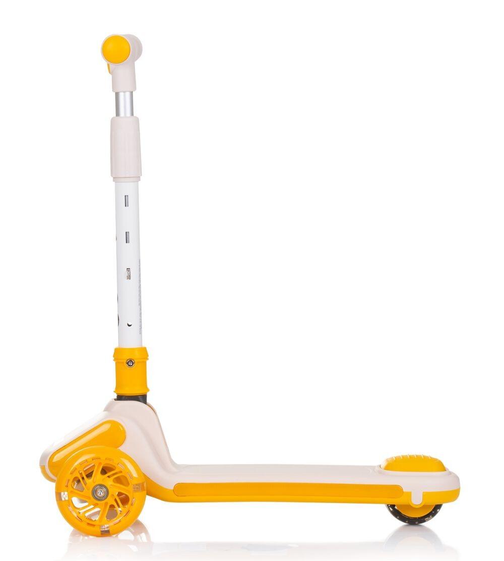 Infantil Paseo Patinete plegable RAPIDO LED 3 ruedas ajustable Yellow 3/5