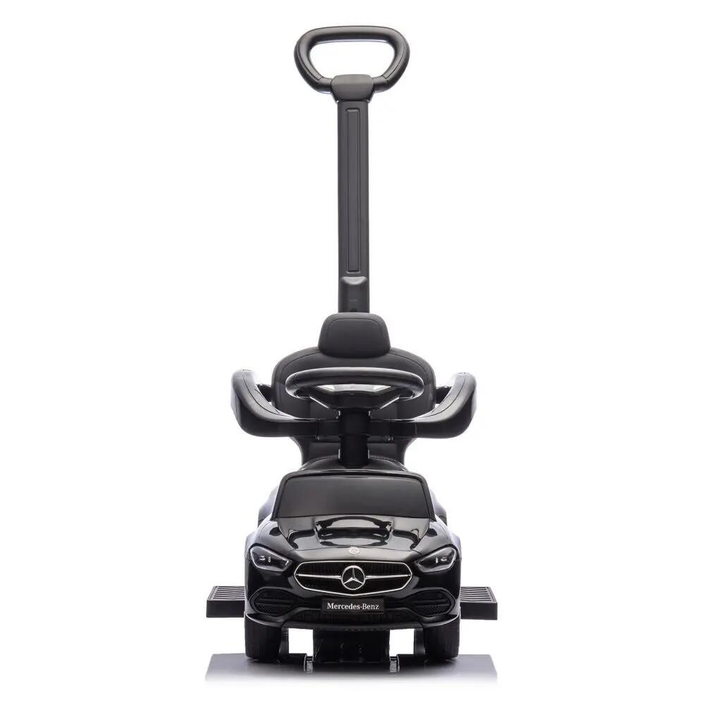Infantil Paseo Correpasillos Mercedes Benz Clase C 2 en 1 empuje Black 2/5
