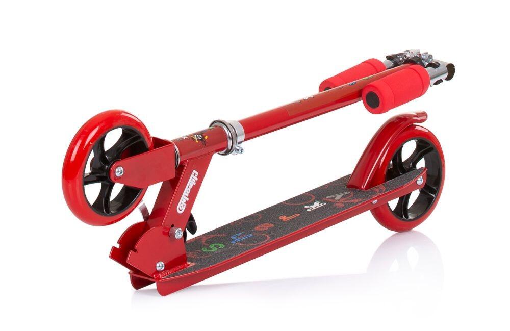 Infantil Paseo Patinete plegable aluminio SHARKY ABEC-7 Red 3/3