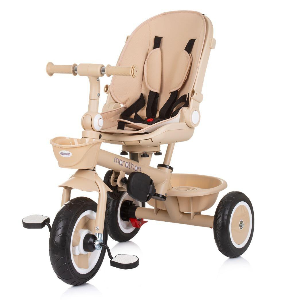 Infantil Paseo Triciclo evolutivo 2 en 1 empuje y pedales MARATHON Macadamia 5/5