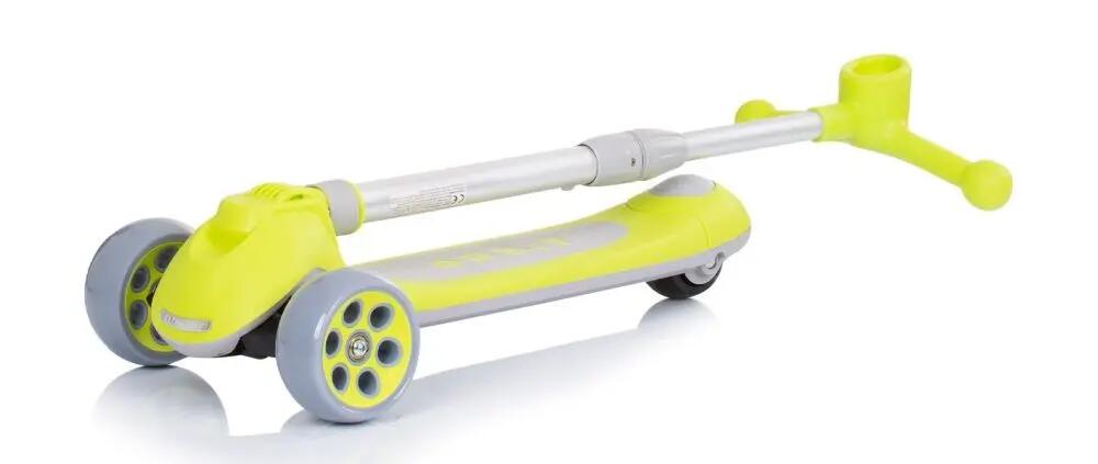 Infantil Paseo Patinete plegable aluminio ORBIT LED 3 ruedas Green 2/5