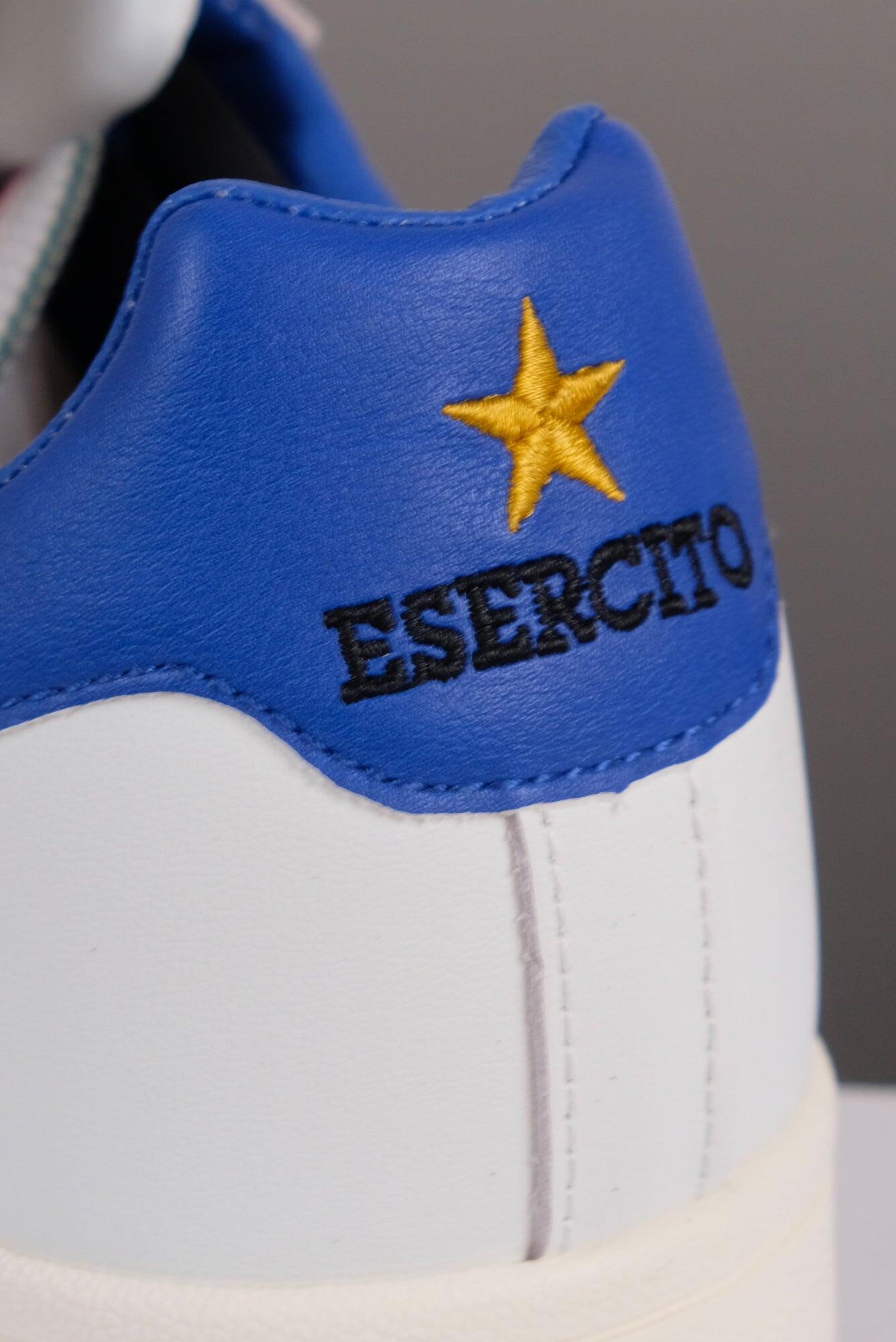 Sneakers bianche Folgore uomo in pelle 4/4