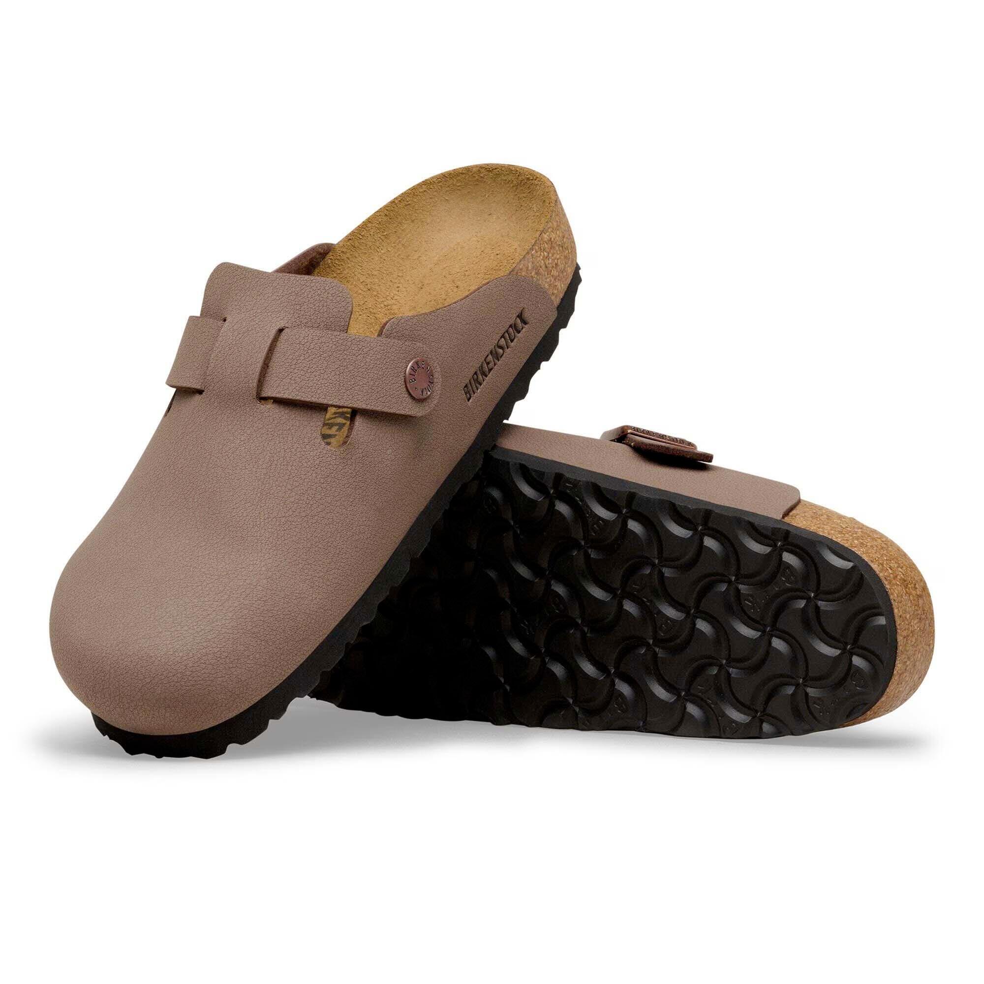 Birkenstock Pantoletten Boston Birkibuc Erwachsene 3/5