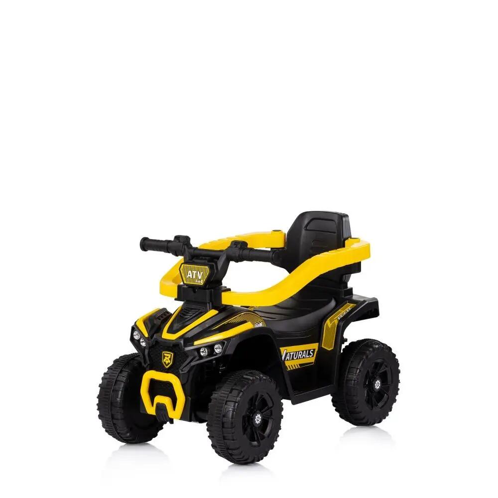 Infantil Paseo Correpasillos ATV 2 en 1 empuje parental luces Yellow 2/5