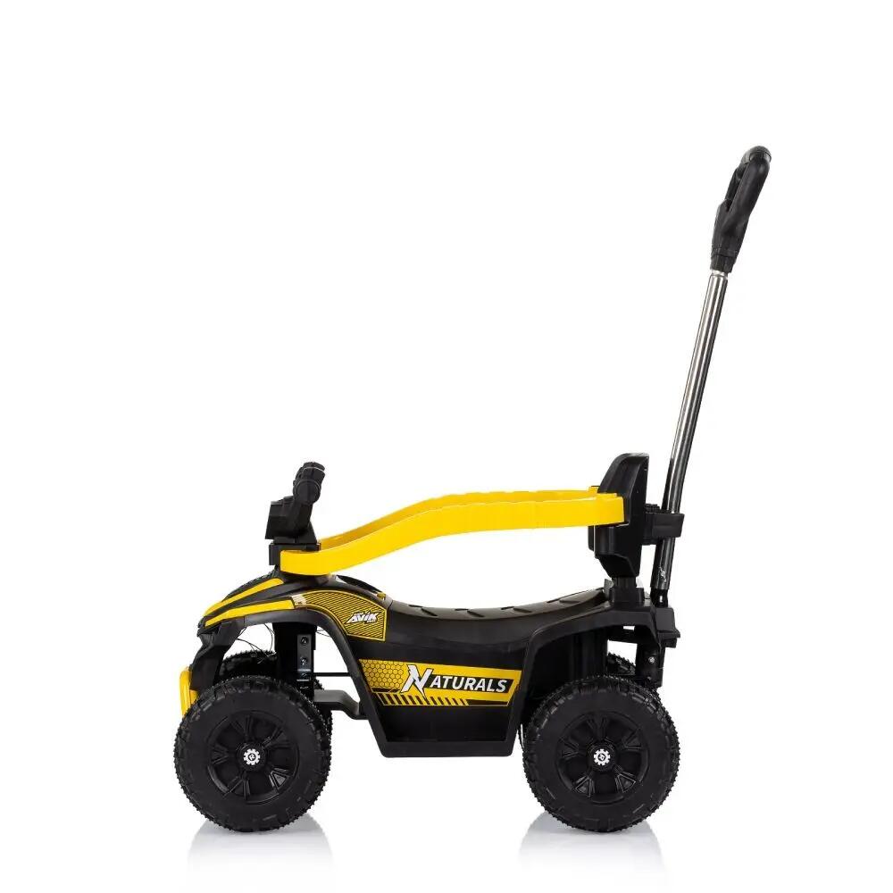 Infantil Paseo Correpasillos ATV 2 en 1 empuje parental luces Yellow 4/5