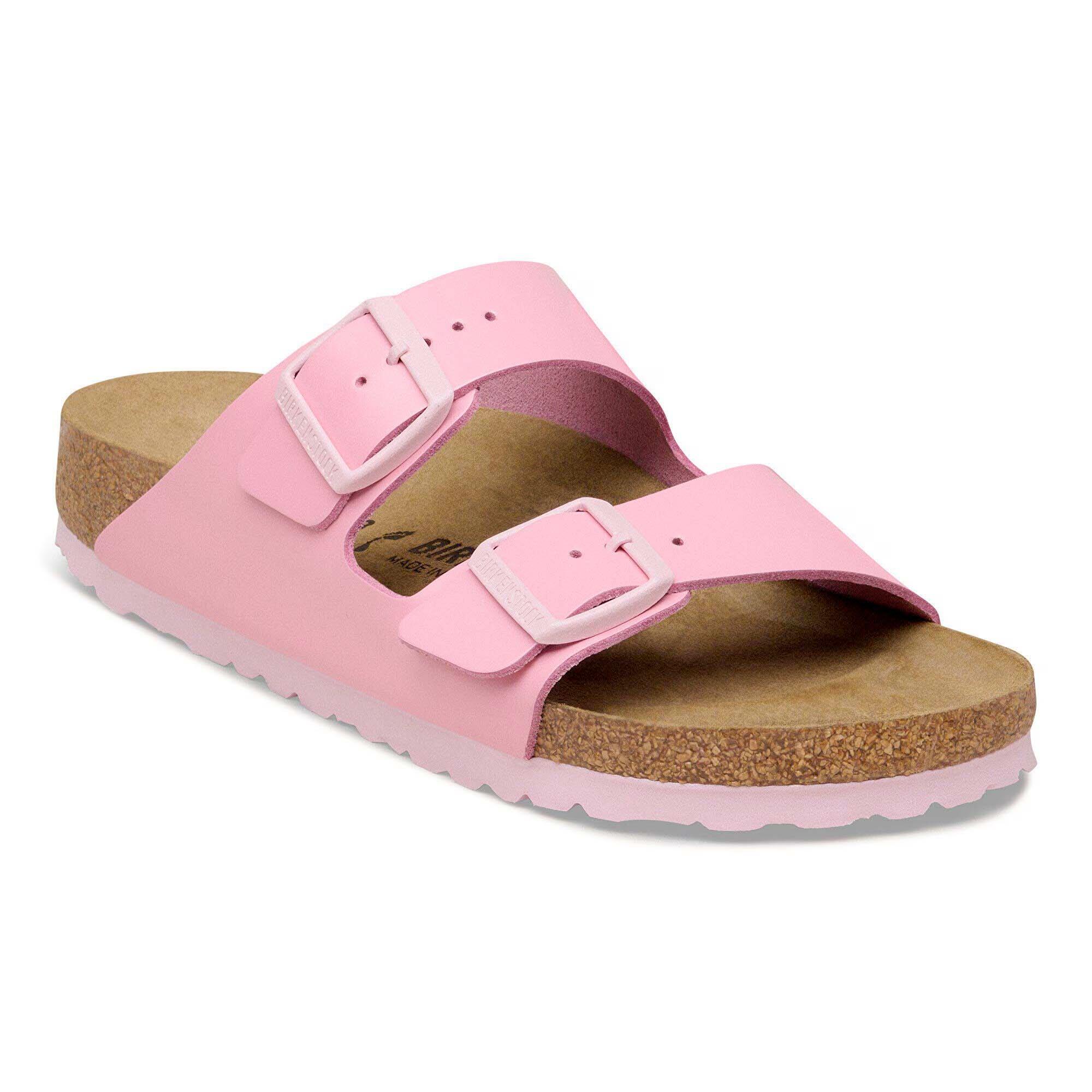 Chinelos Birkenstock Arizona Couro Natural Envernizado Adulto 2/5