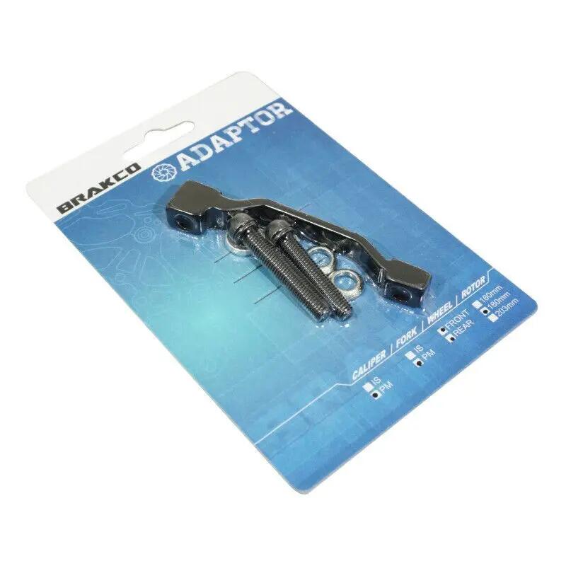 Adapter voor schijfremmen van 160 mm tot 180 mm en 140 mm tot 160 mm op Brakco f 2/2
