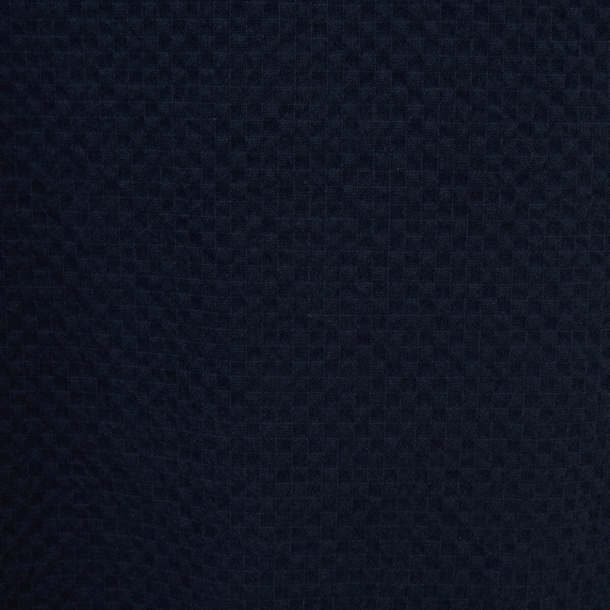 Pantalon 558 en coton seersucker avec taille élastique bleu marine 4/4