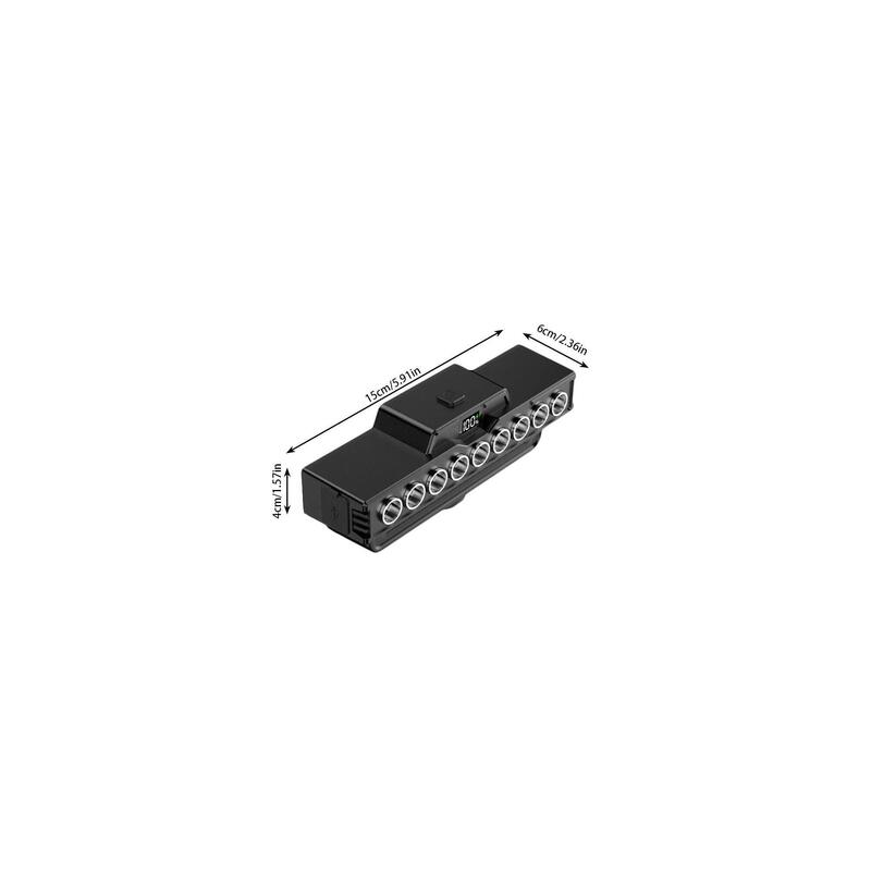 Far bicicleta reincarcabil cu claxon, 9 LED-uri, 7 moduri iluminare, cablu USB