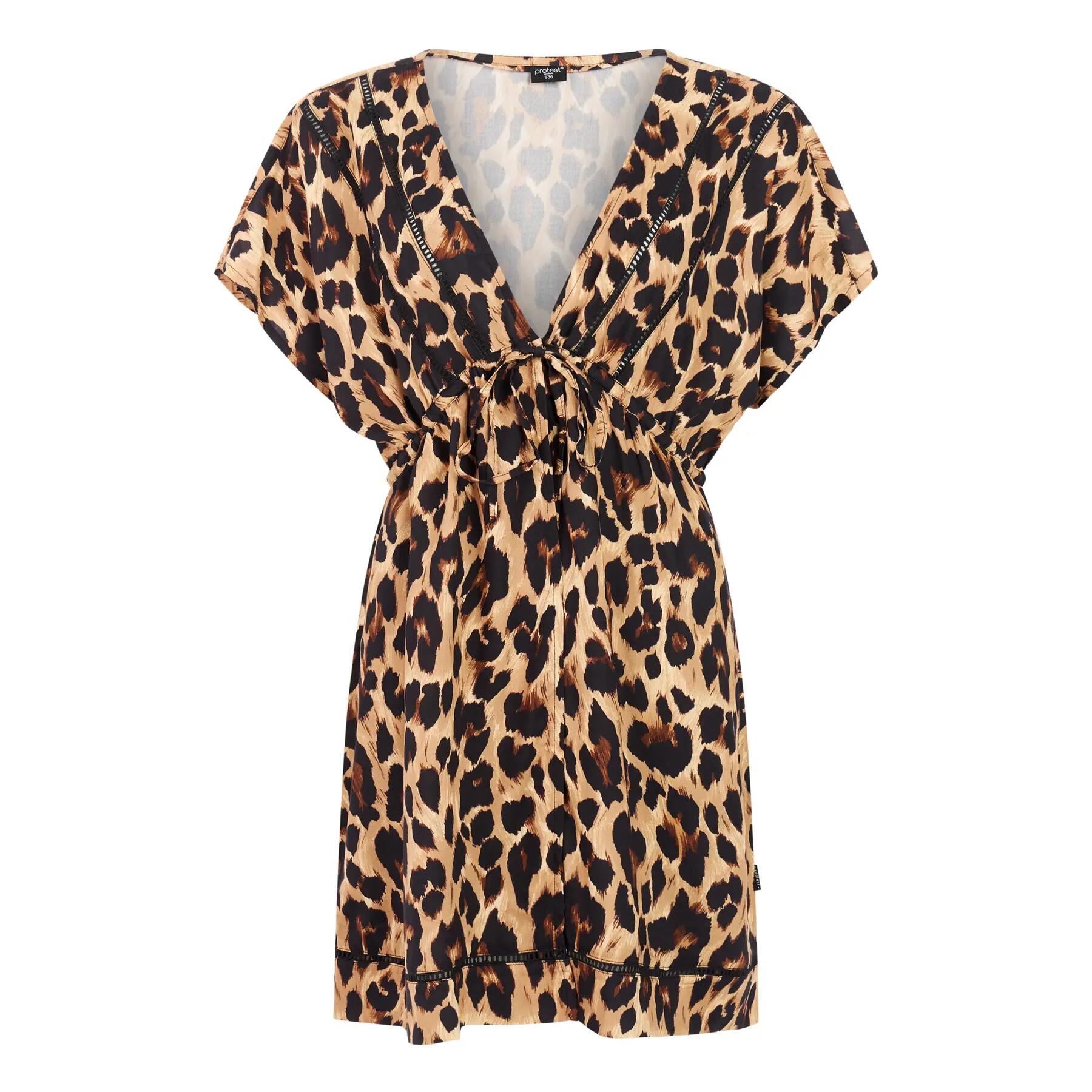 Rochie de plajă Protest maro animalier