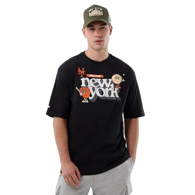 New York Mets T-shirt New Era MLB Icon GRPHC REG
