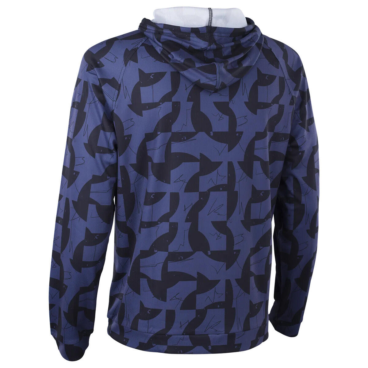 Koszulka z kapturem ION Wetshirt Hood LS Men Funky Deep-Water 2026 3/4