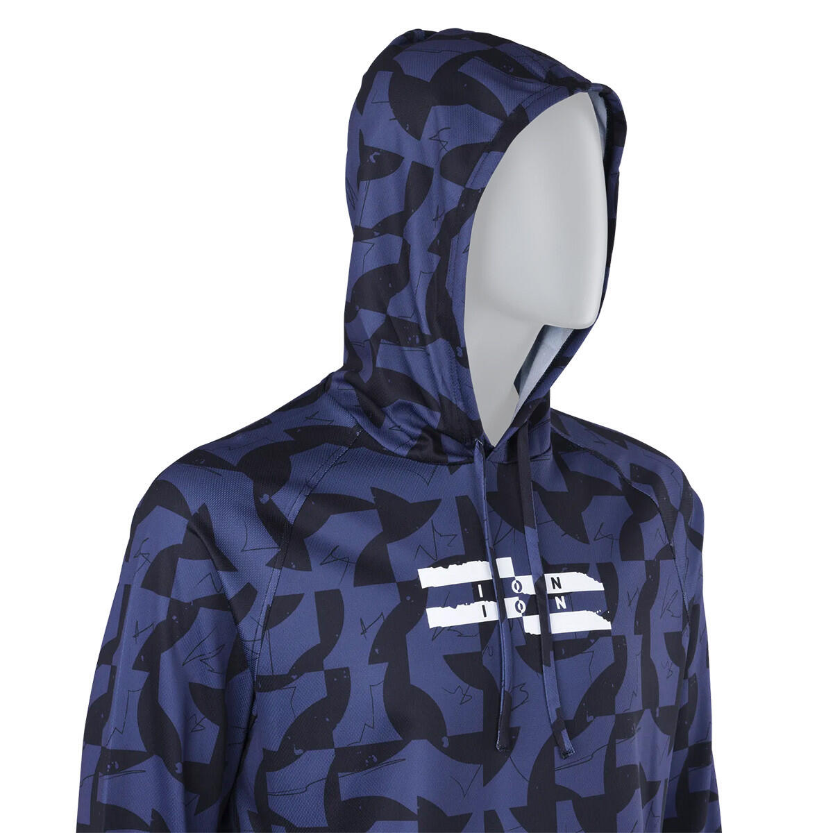 Koszulka z kapturem ION Wetshirt Hood LS Men Funky Deep-Water 2026 4/4