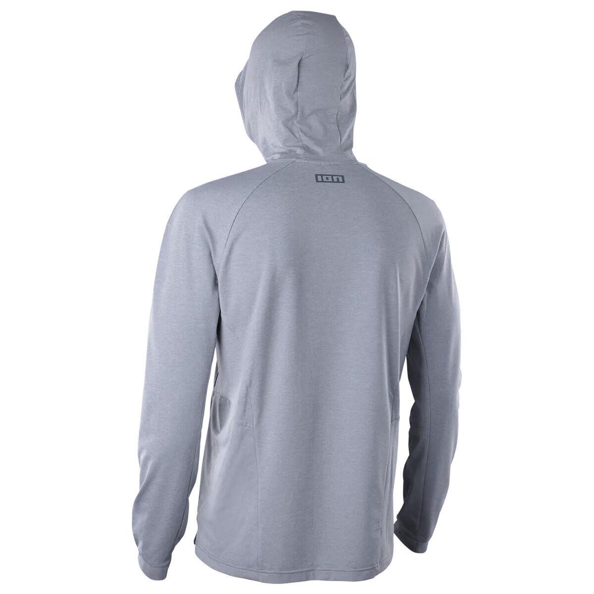 Koszulka z kapturem ION Wetshirt Storm Pro Hood LS Men Grey-Melange 2026 3/6