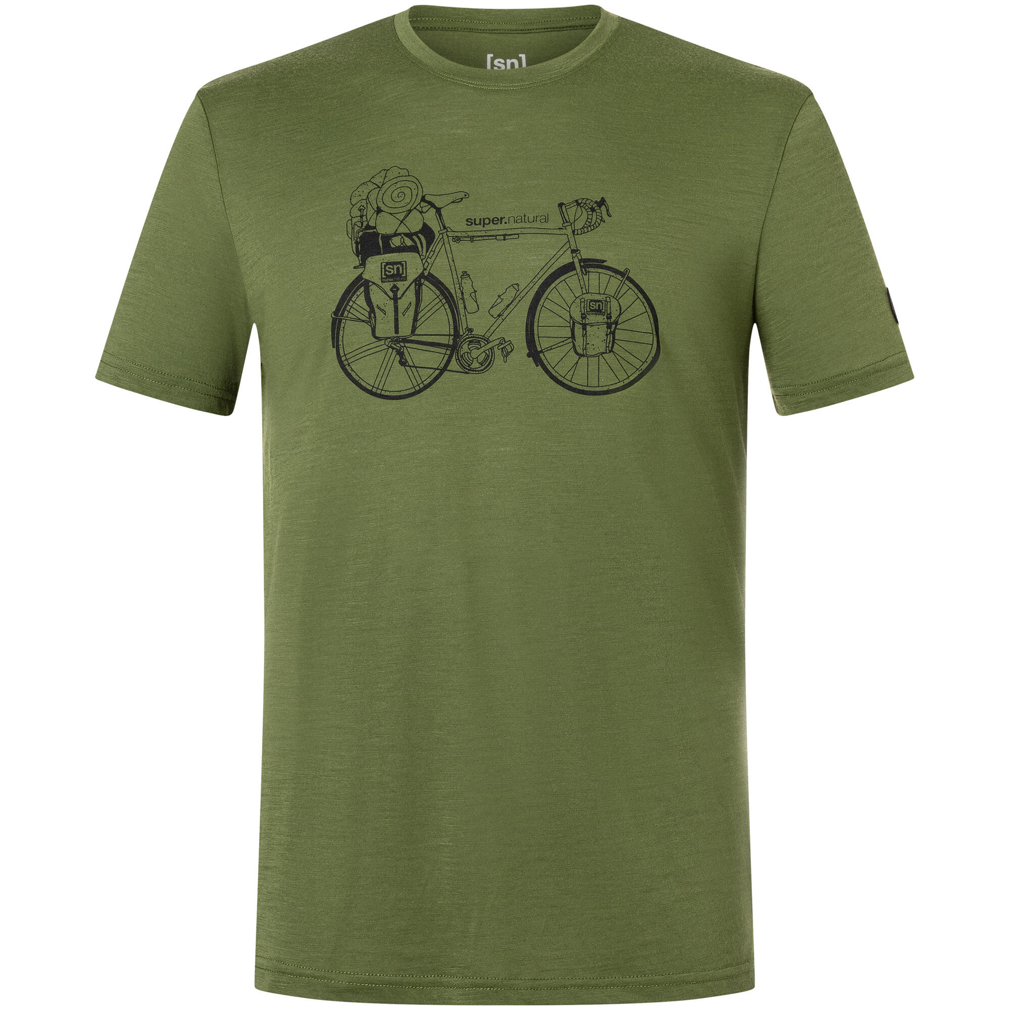 Koszulka męska SUPER.NATURAL M WANDER WHEEL TEE 5/7