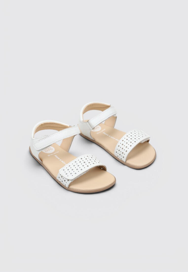 Sandales - Surf - Enfants - Barefoot, cuir - HIRAM - Blanc 2/4